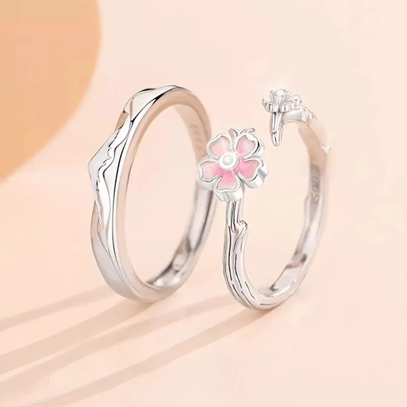 YINGNIXINDONG S999 Fine Silver Sterling Silver Rings Unisex-2