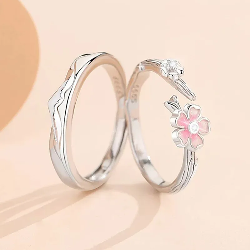 YINGNIXINDONG S999 Fine Silver Sterling Silver Rings Unisex-3
