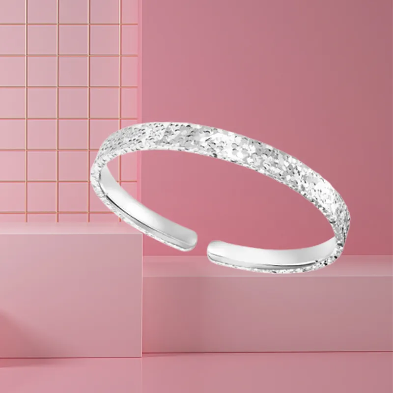 YINGNIXINDONG 999 Fine Silver Bangles Women's-4