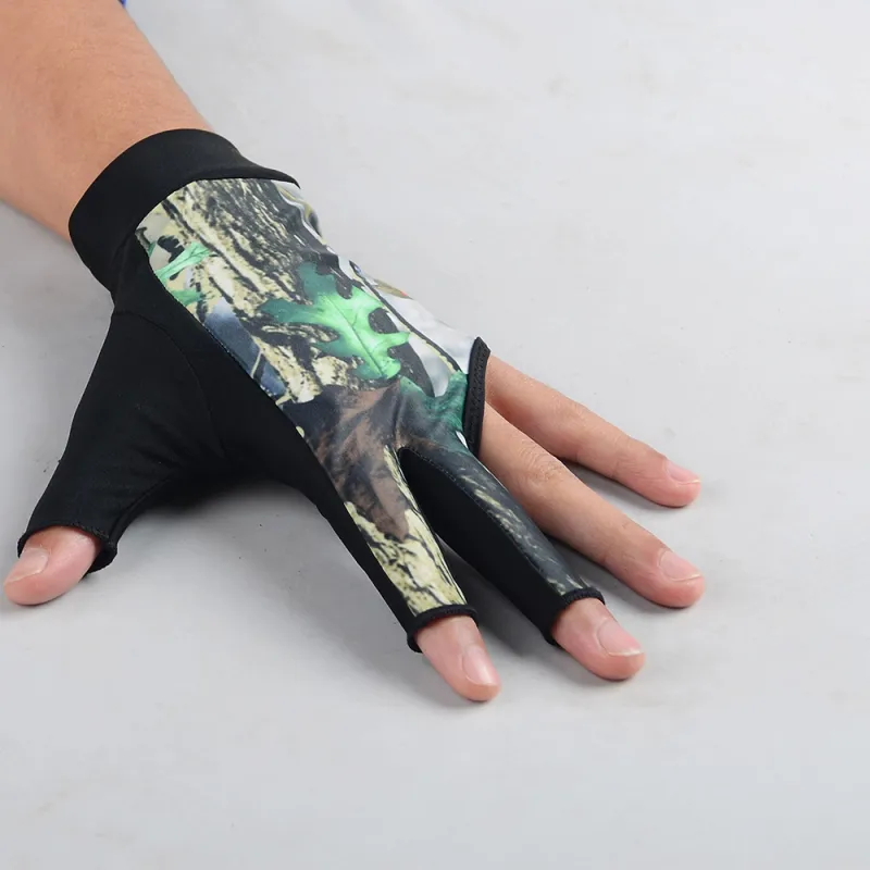 BOODUN Billiards Three Finger Gloves Silicone Lycra Disc Mesh Single For Left Hand Unisex-9