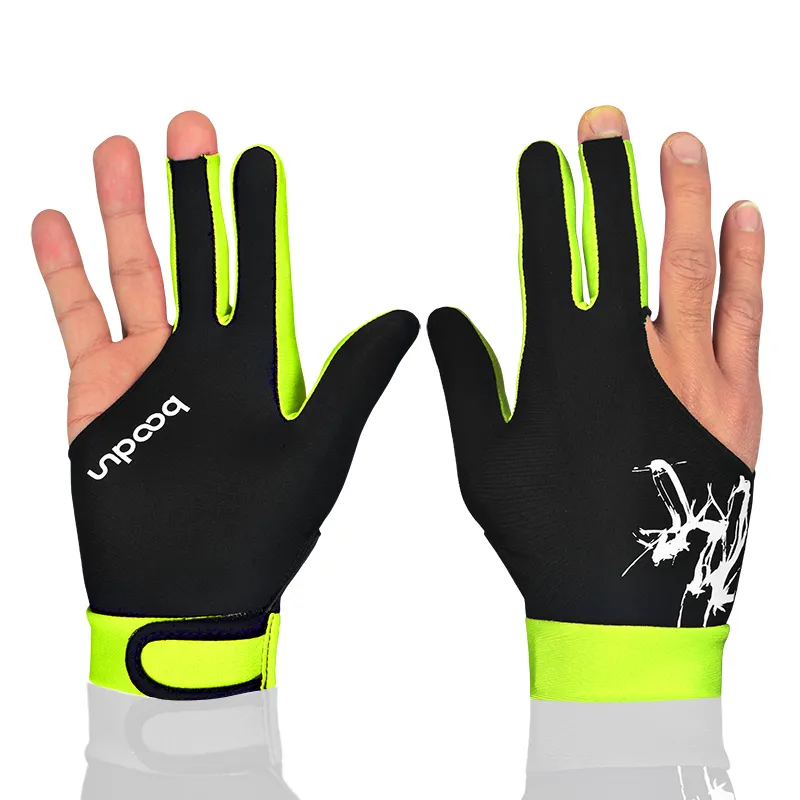 BOODUN Billiards Three Finger Gloves High Elasticity Lycra 1 Pack Left Hand-25