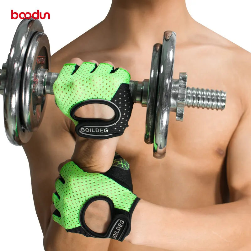 BOODUN Indoor Equipment Exercise Outdoor Sports Fitness Gloves Abrasion Resistant Breathable-6