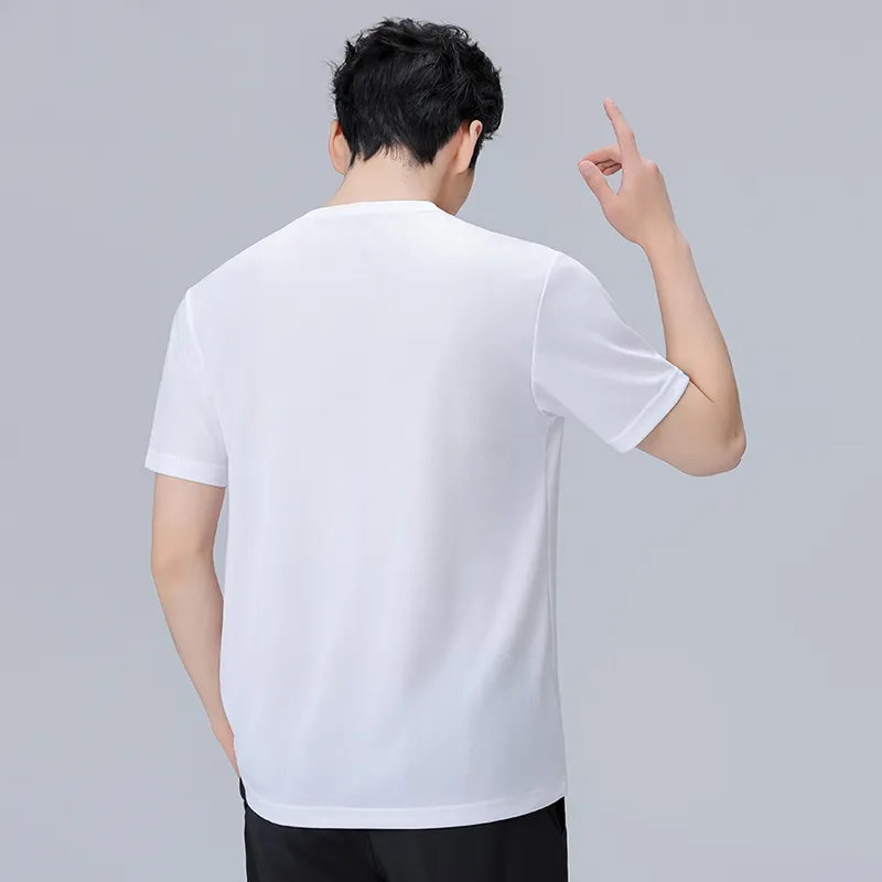 LiNing Sports Life Collection T-Shirt Unisex White With Large LOGO-10