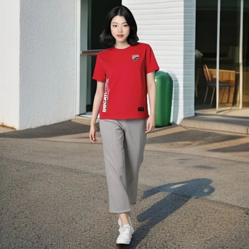 Topaz x DUKADI,LIANMINGKUAN T Shirt Unisex Red-2
