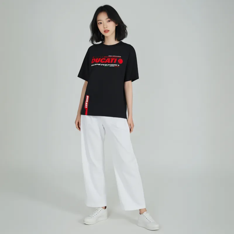 Topaz x DUCATI/, T Shirt Unisex Black-3