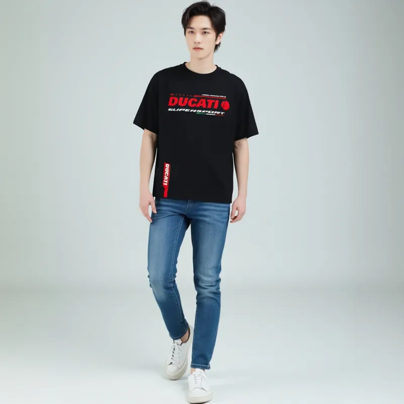 Topaz x DUCATI/, T Shirt Unisex Black-6