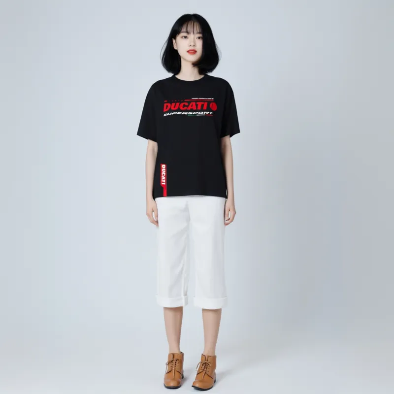 Topaz x DUCATI/, T Shirt Unisex Black-4