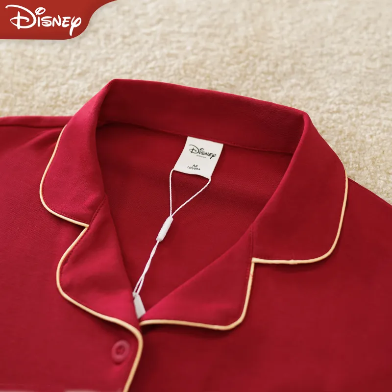 Disney Mickey Series Pajama Set Unisex True Red-2
