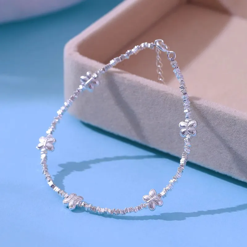 FR 925 Sterling Silver Bracelets Women's-2