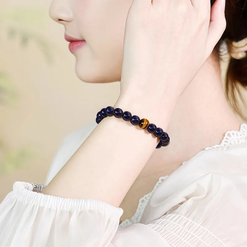 FR Blue Sandstone Bracelets Unisex-5