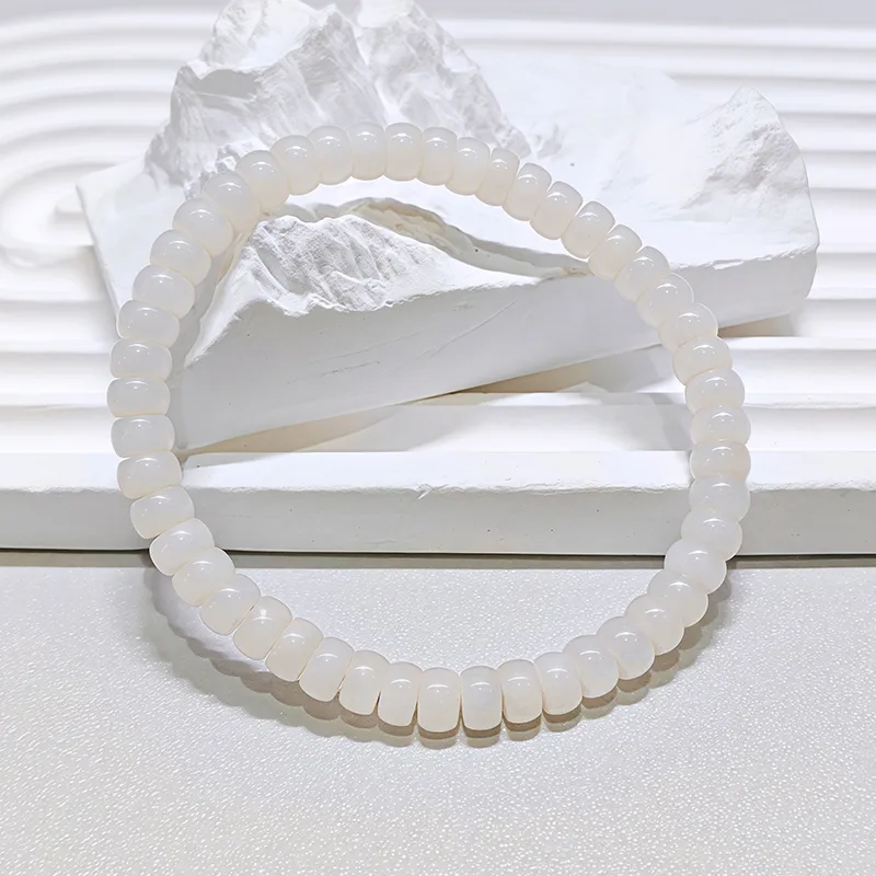FR Hetian Jade Bracelets White Jade Unisex-2