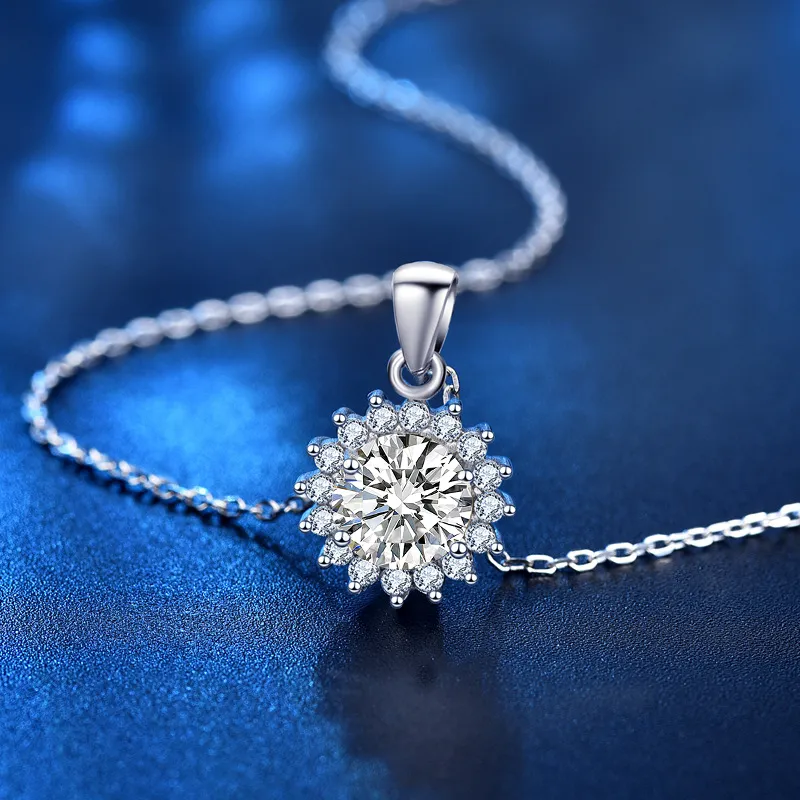 FR S925 Silver Necklaces Women's Silver-3