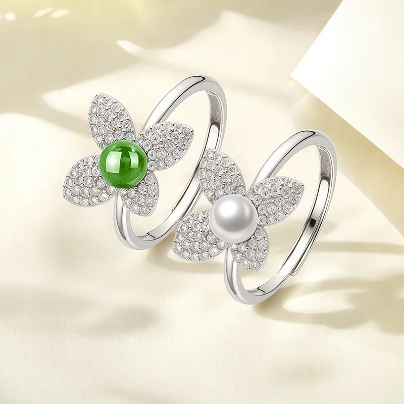 FR 925 Sterling Silver Rings Women's-1