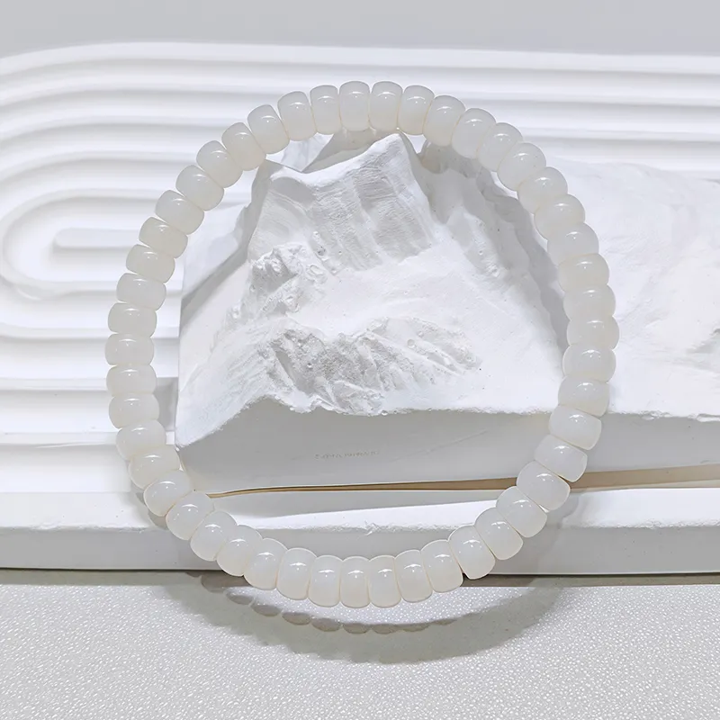 FR Hetian Jade Bracelets White Jade Unisex-3