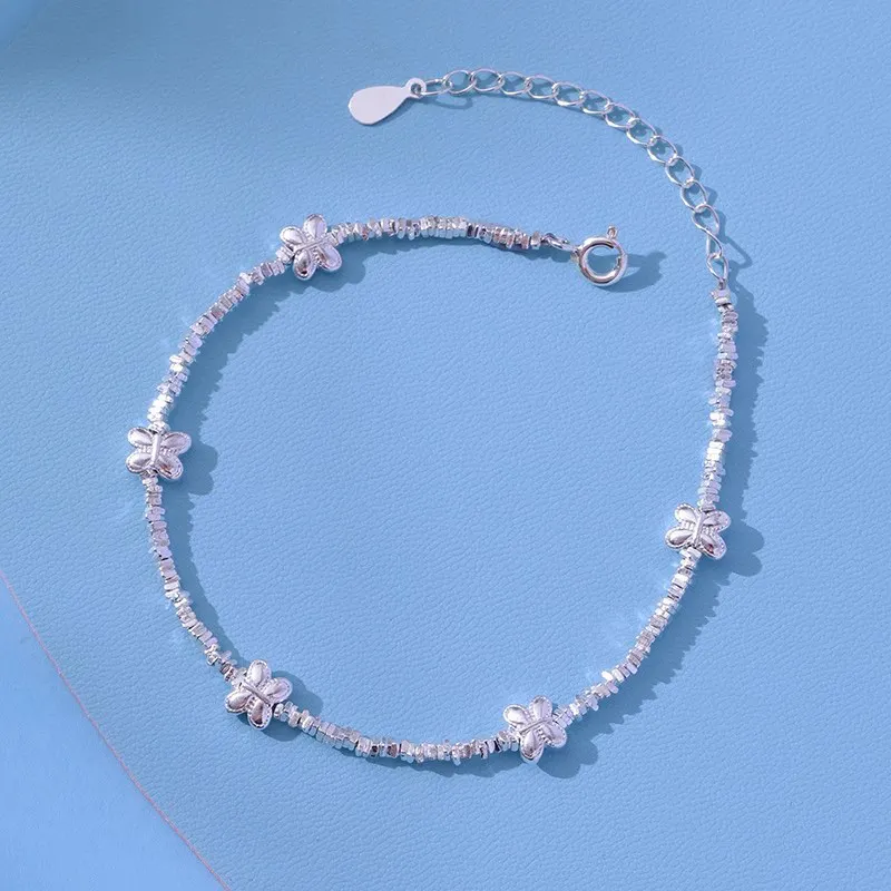 FR 925 Sterling Silver Bracelets Women's-1
