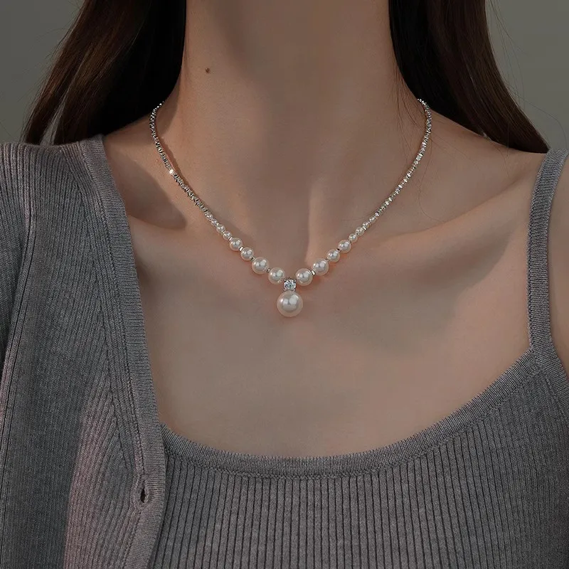 FR Pearl Necklaces Women's-4