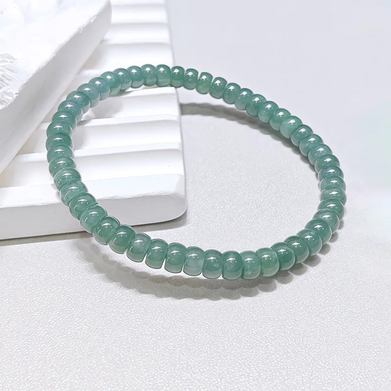 FR Bean Type Jadeite Bracelets Women's-1