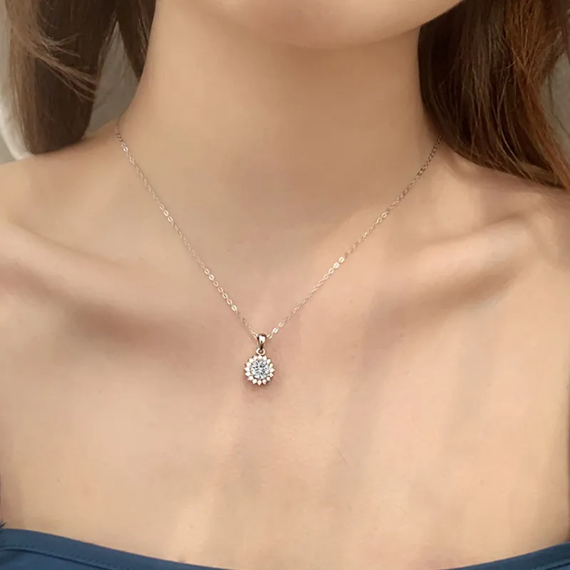 FR S925 Silver Necklaces Women's Silver-4