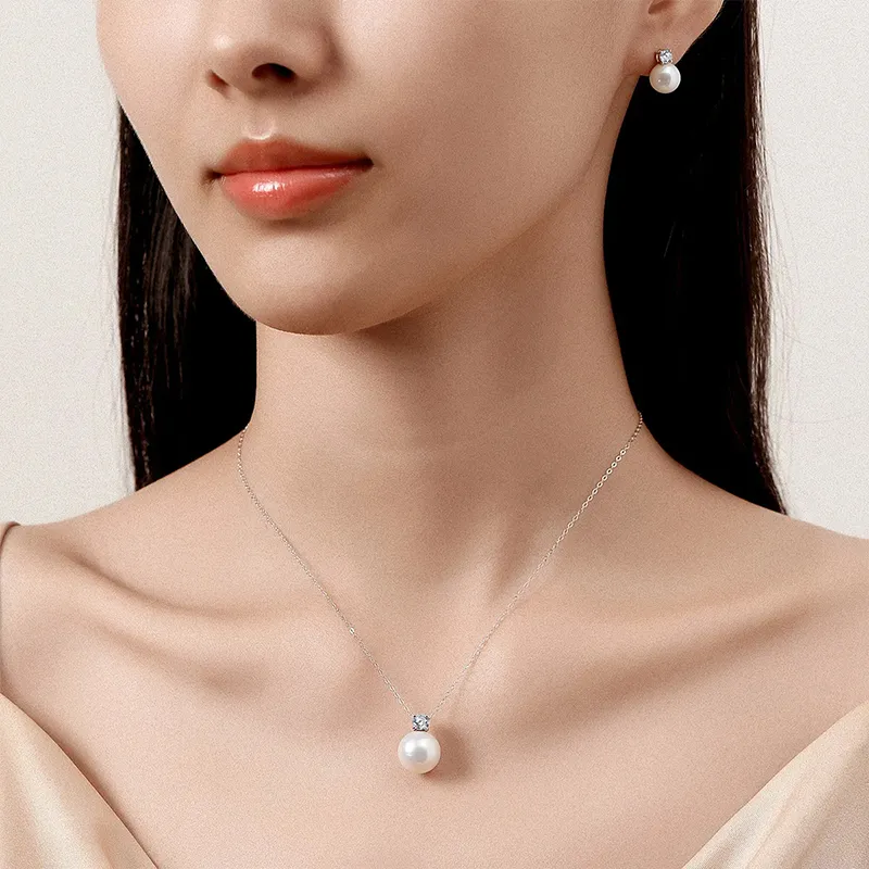 FR Freshwater Pearl Necklaces Women's-3
