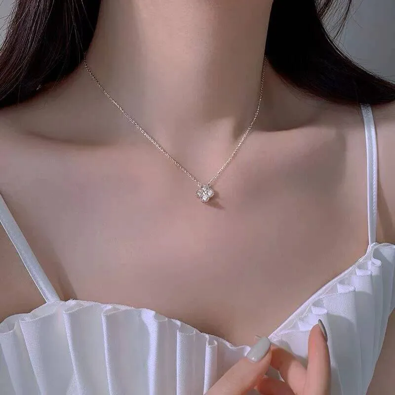 FR S925 Silver Necklaces Women's-4