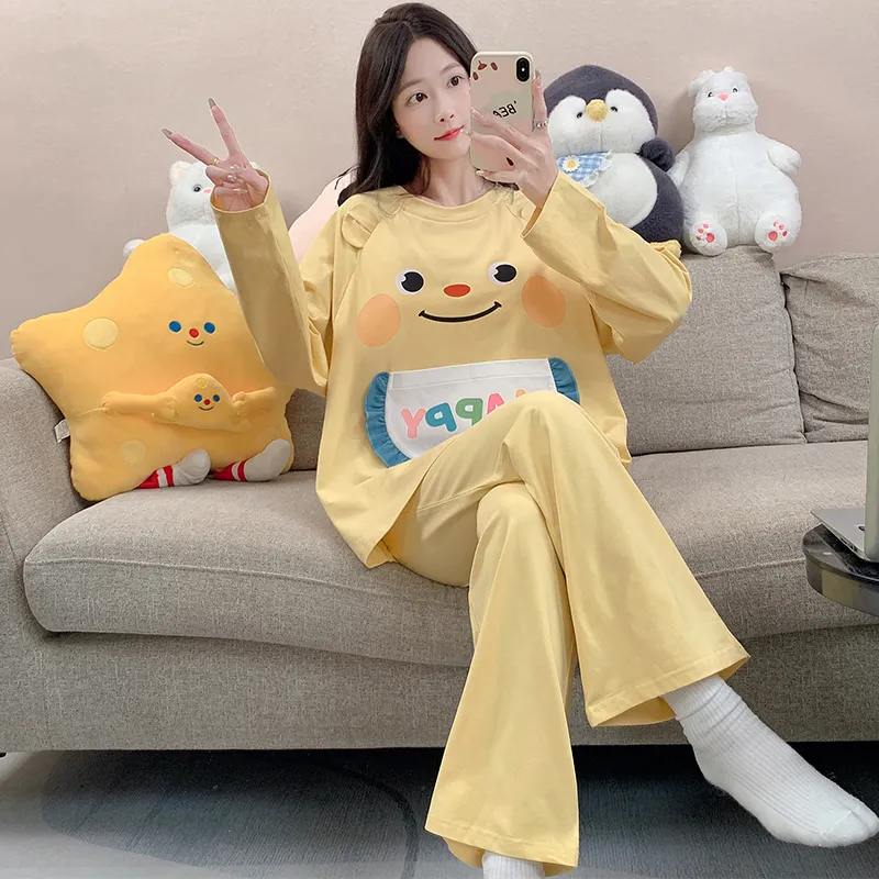 Sleeping Beauty Pajama Set Women's Ginger Yellow-2