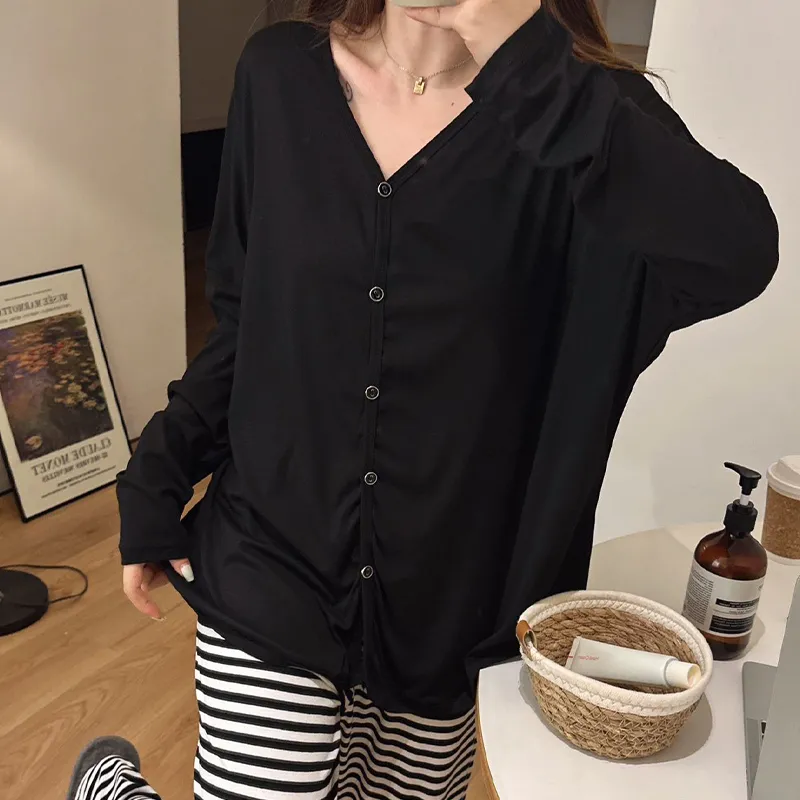 Sleeping Beauty Pajama Set Women's Black-2
