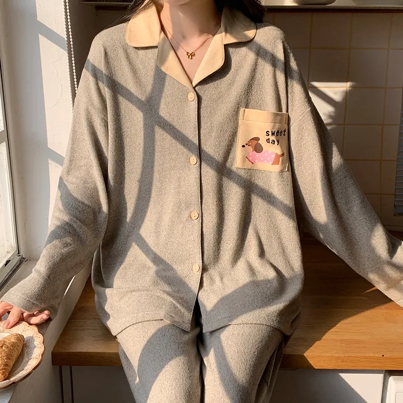 Sleeping Beauty Pajama Set Women's Khaki-2