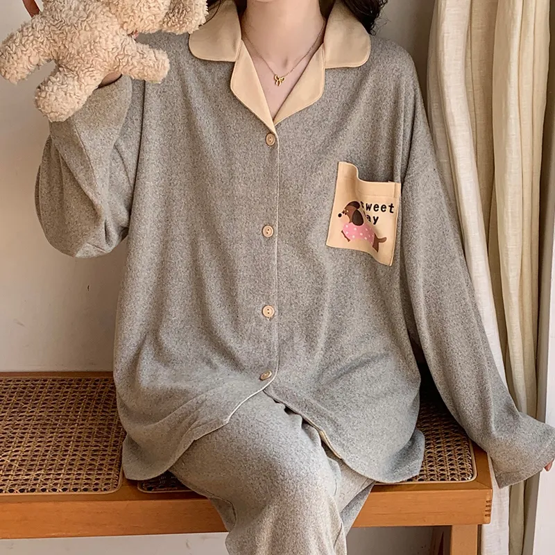 Sleeping Beauty Pajama Set Women's Khaki-1