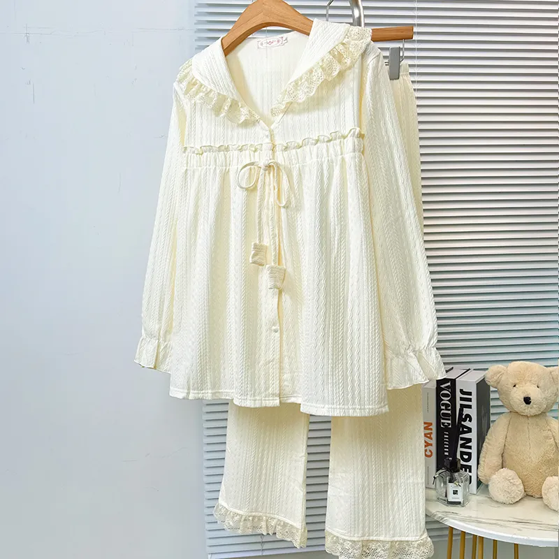Sleeping Beauty Pajama Set Women's Apricot-2