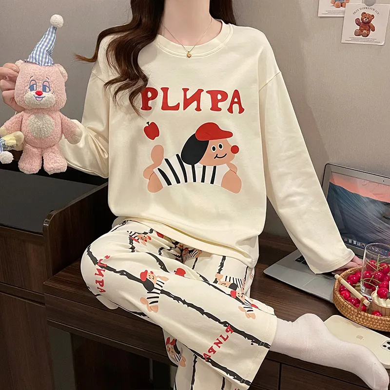 Sleeping Beauty Pajama Set Women's Ecru-3