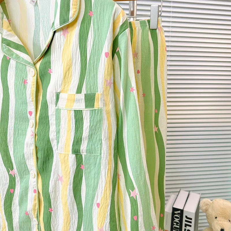 Sleeping Beauty Pajama Set Women's Green-4