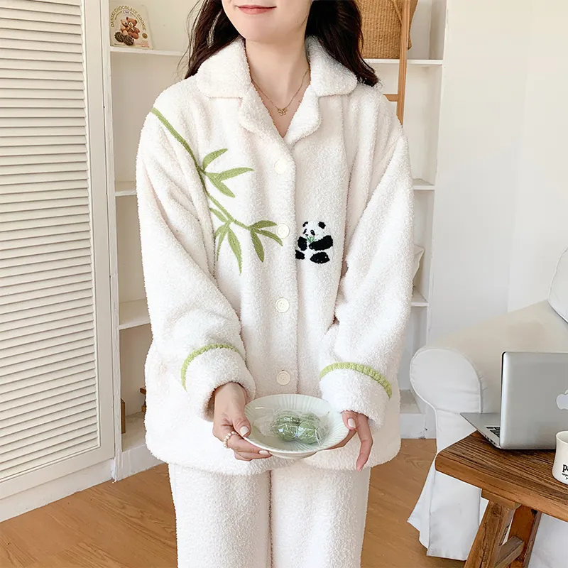 Sleeping Beauty Pajama Set Women's Ecru-3
