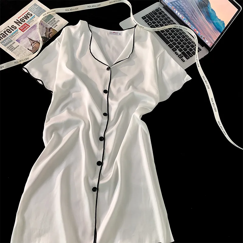 Sleeping Beauty Nightgown Women's White-3