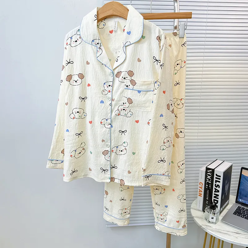 Sleeping Beauty Pajama Set Women's Apricot-2