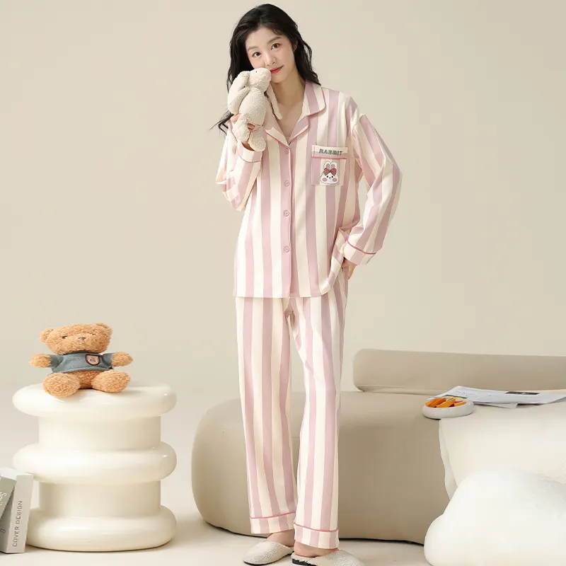 Sleeping Beauty Pajama Set Women's Pink-4
