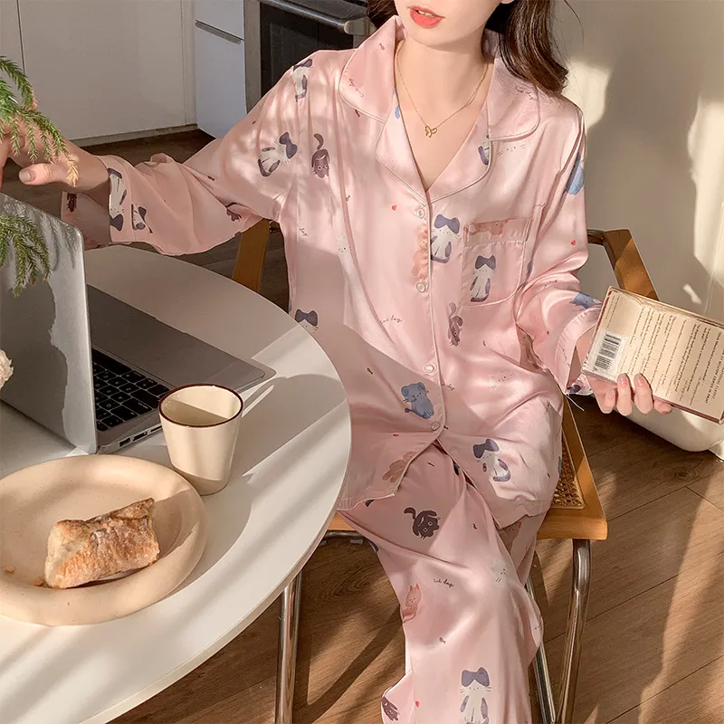 Sleeping Beauty Pajama Set Women's Pink-3