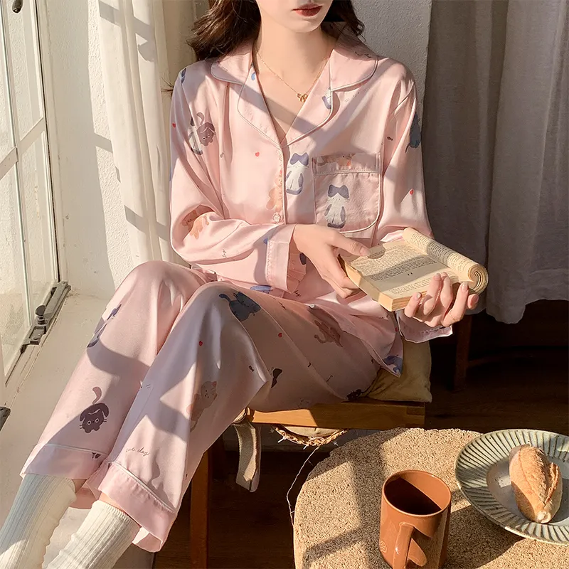 Sleeping Beauty Pajama Set Women's Pink-2