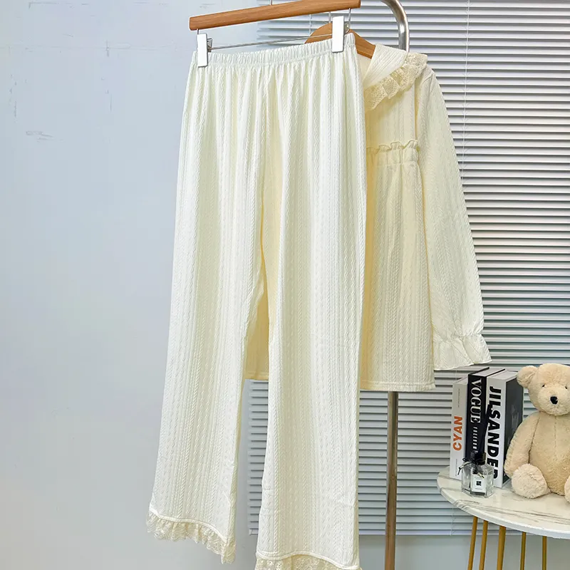 Sleeping Beauty Pajama Set Women's Apricot-5
