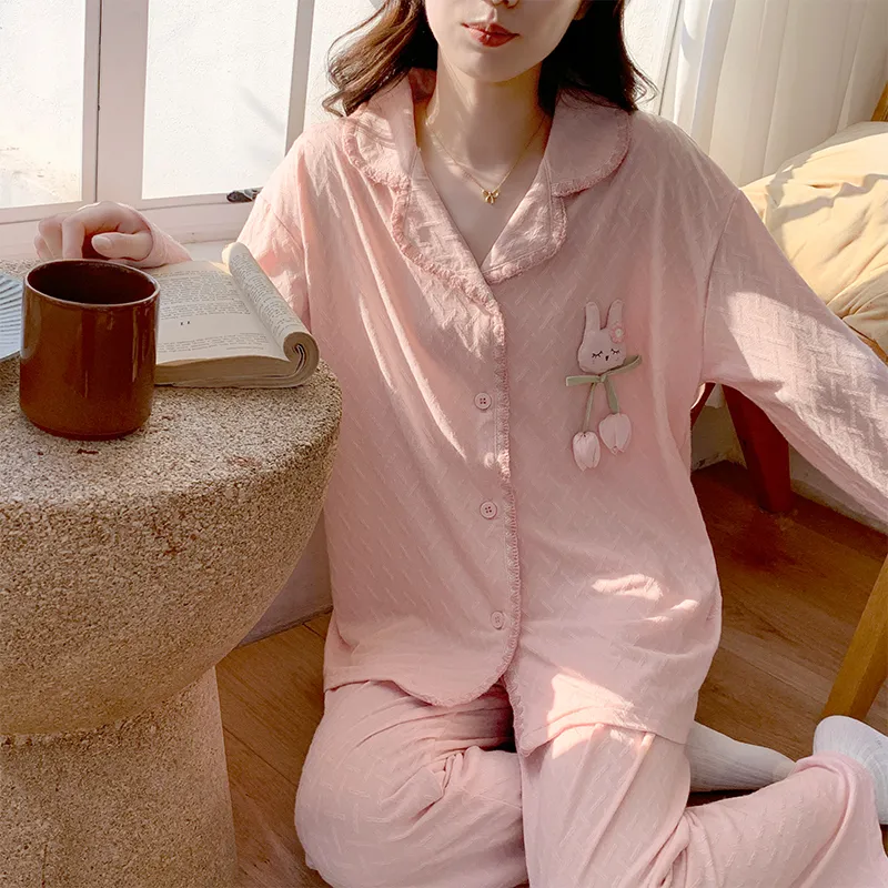 Sleeping Beauty Pajama Set Women's Pink-4
