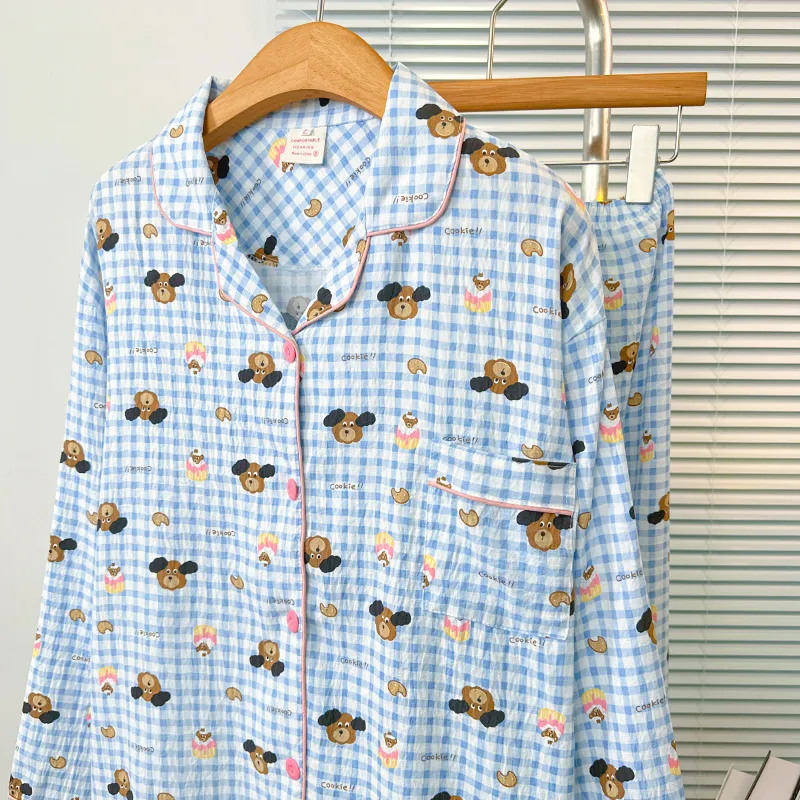Sleeping Beauty Pajama Set Women's Blue-2