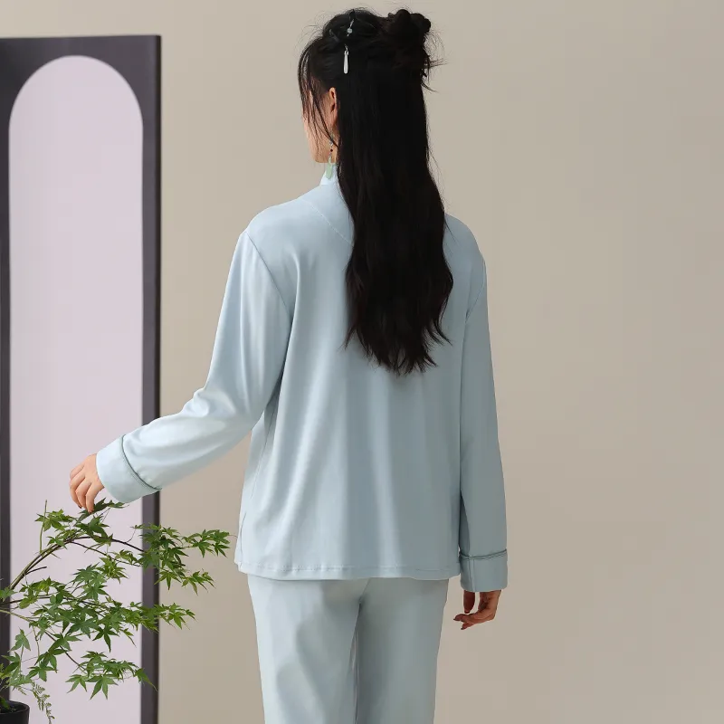 Sleeping Beauty Pajama Set Women's Blue-1