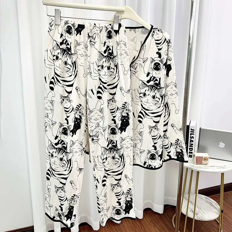 Sleeping Beauty Pajama Set Women's Black-4