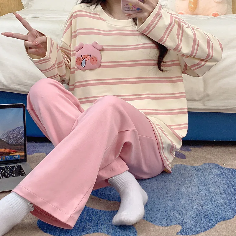 Sleeping Beauty Pajama Set Women's Pink-2