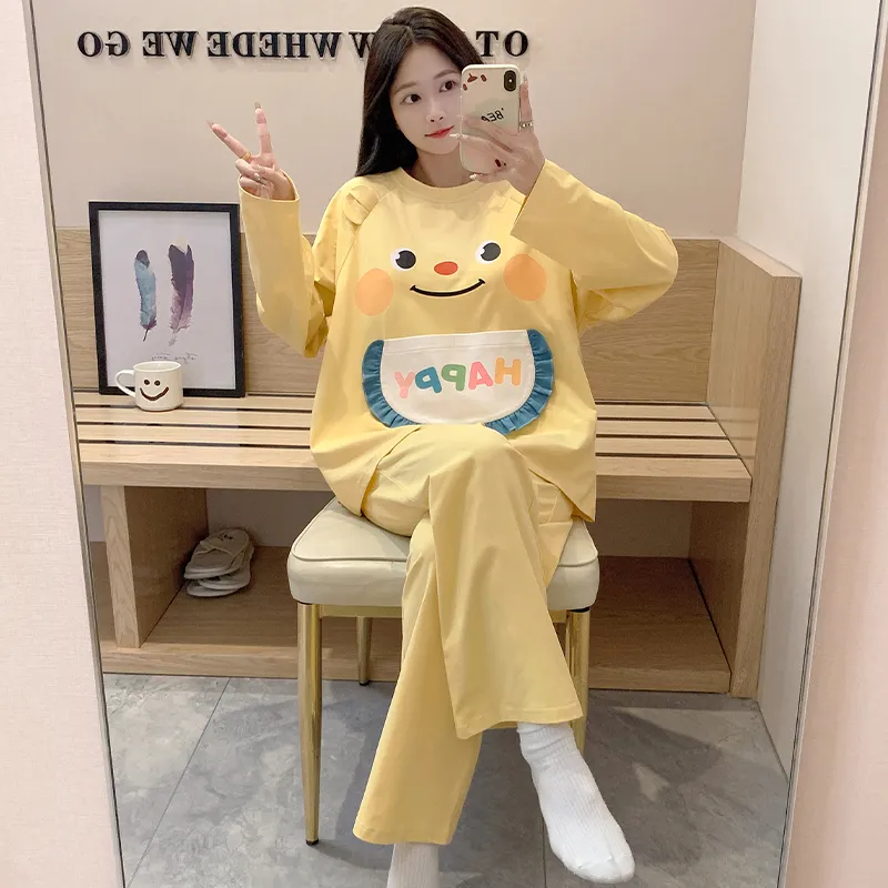 Sleeping Beauty Pajama Set Women's Ginger Yellow-1