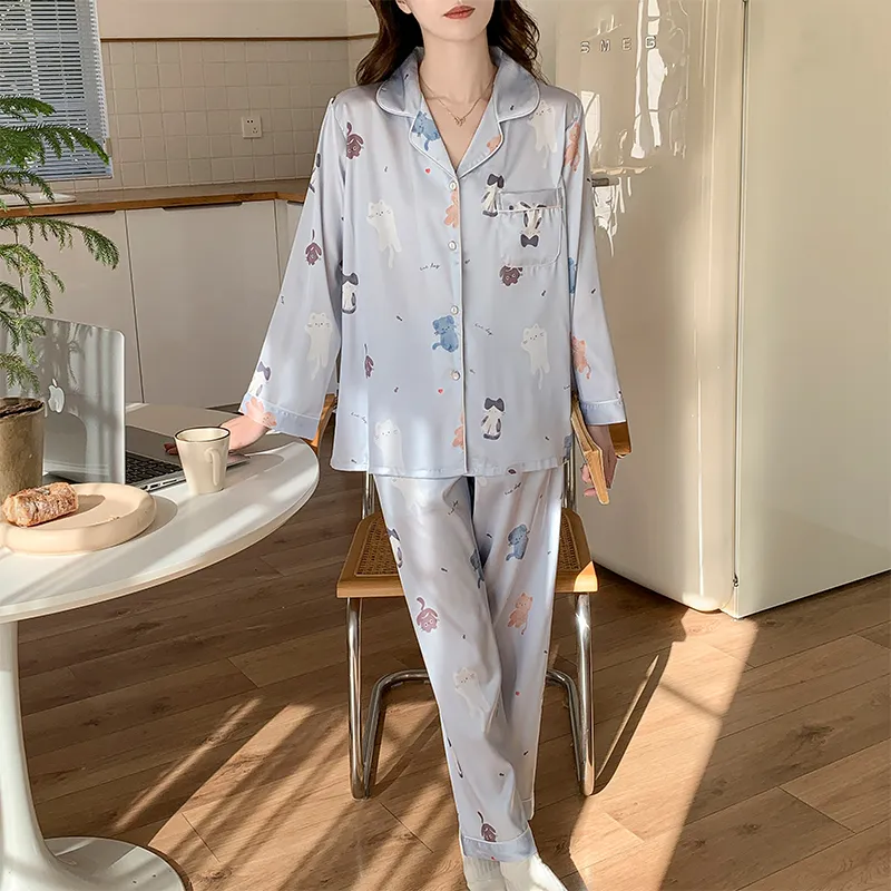 Sleeping Beauty Pajama Set Women's Pink Blue-5