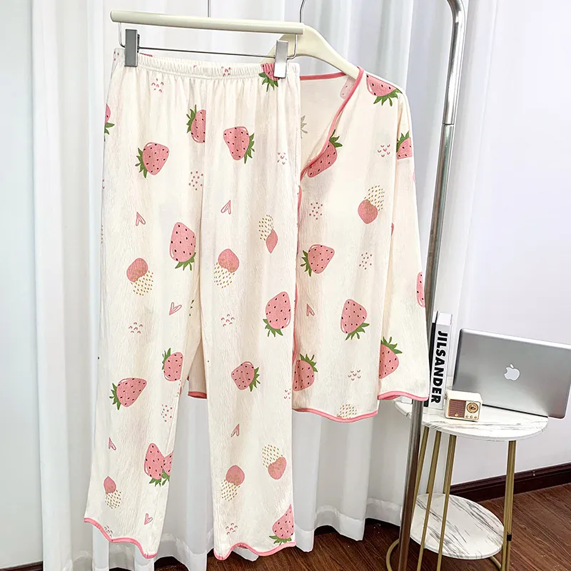 Sleeping Beauty Pajama Set Women's Pink-4
