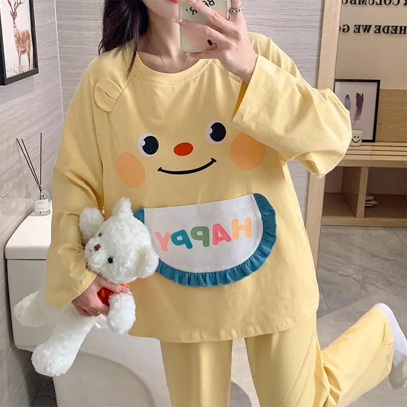 Sleeping Beauty Pajama Set Women's Ginger Yellow-5