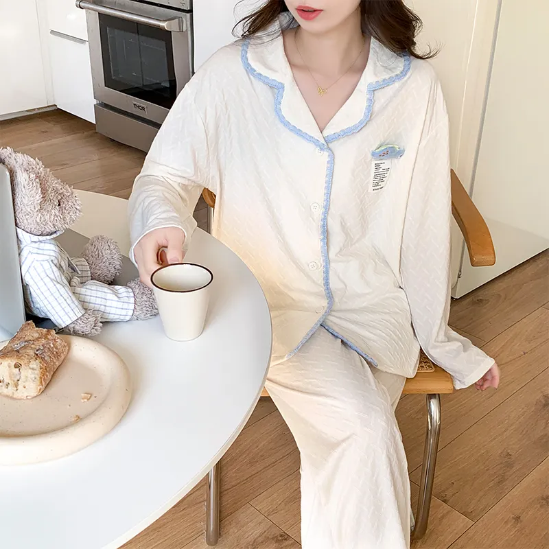 Sleeping Beauty Pajama Set Women's White-4