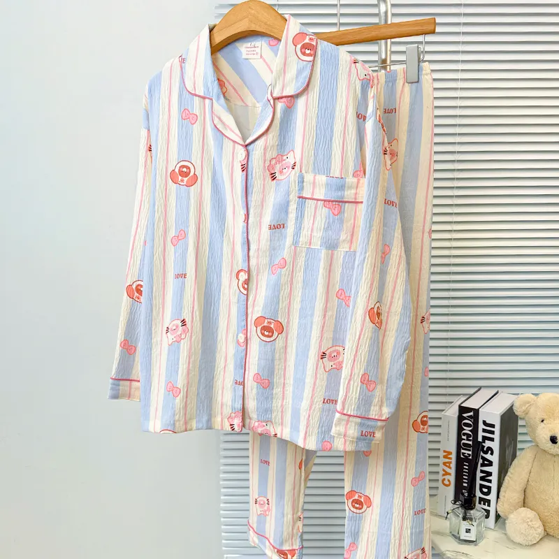 Sleeping Beauty Pajama Set Women's Blue-3