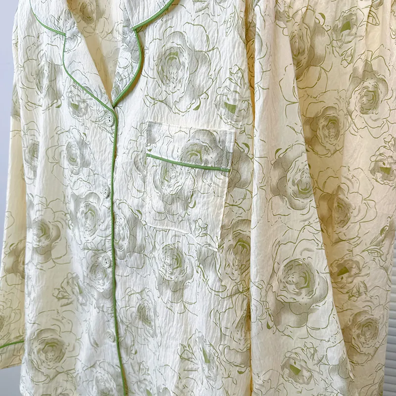Sleeping Beauty Pajama Set Women's Green-5